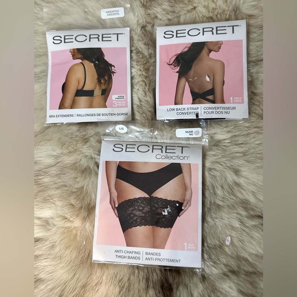 ✌️4/$20✌️ 3-pack undergarment accessories